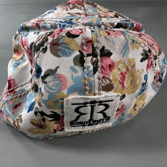 Robin Ruth North Carolina Cap Quilted Floral Adjustable Baseball Hat Sportswear - Picture 8 of 16